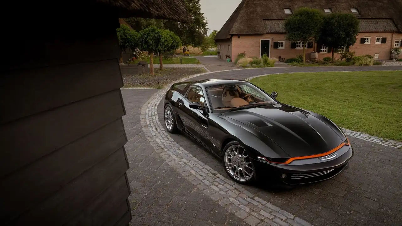 Автомобіль Ferrari на виставці