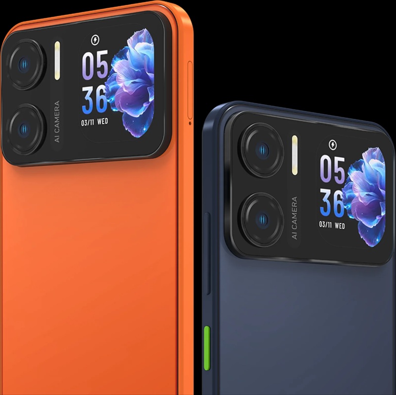 Le Sospiro A15 est décliné en deux coloris : Naranja Vibrante (orange) et Azul Profundo (bleu).
