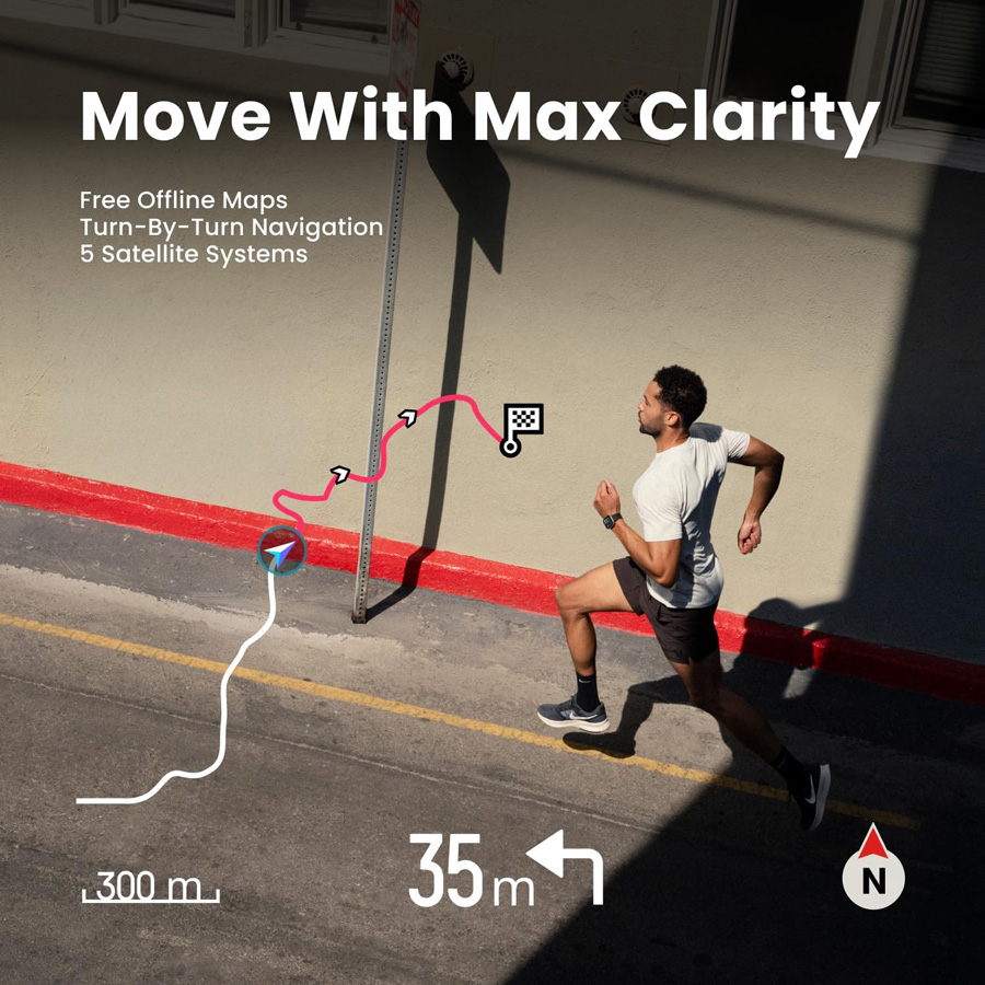 Навігаційні можливості Amazfit Bip Max