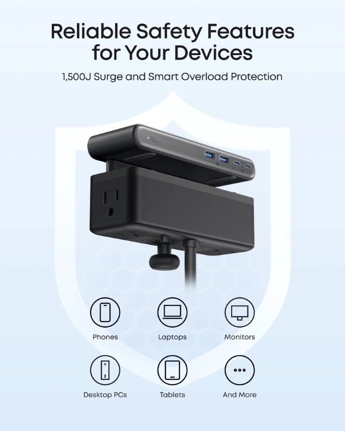 Anker Nano Power Strip – setup example
