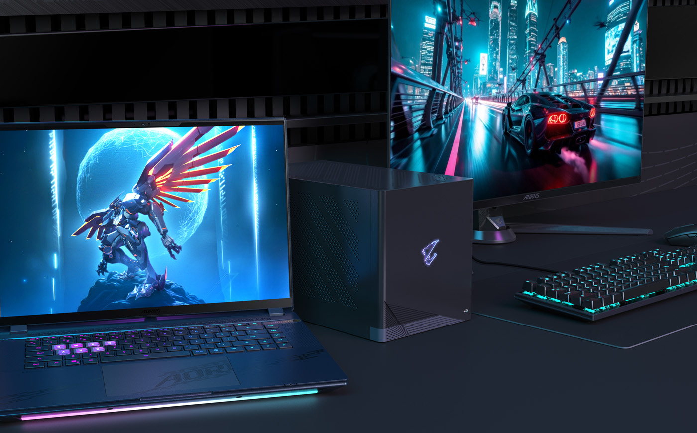 L'AORUS RTX 5060 Ti AI BOX, la version grand public refroidie par air.