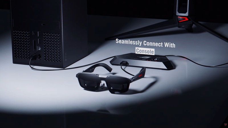 ASUS ROG XREAL R1 AR Gaming Glasses вид збоку