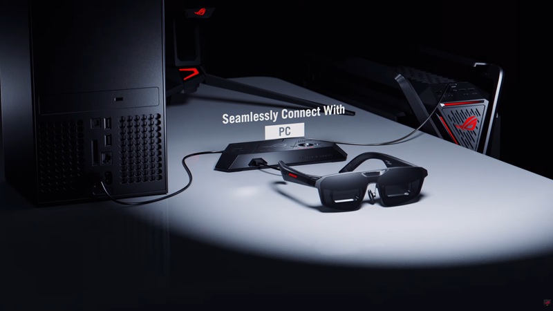 ASUS ROG XREAL R1 AR Gaming Glasses крупний план