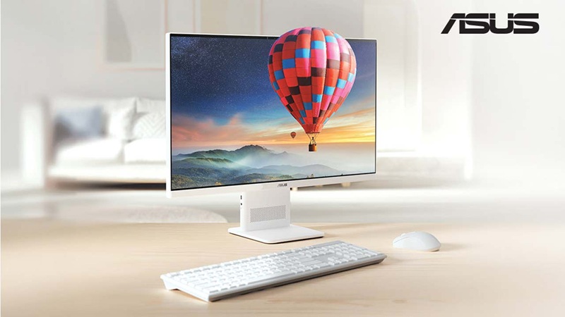 Моноблок ASUS VM441 в матовому білому кольорі