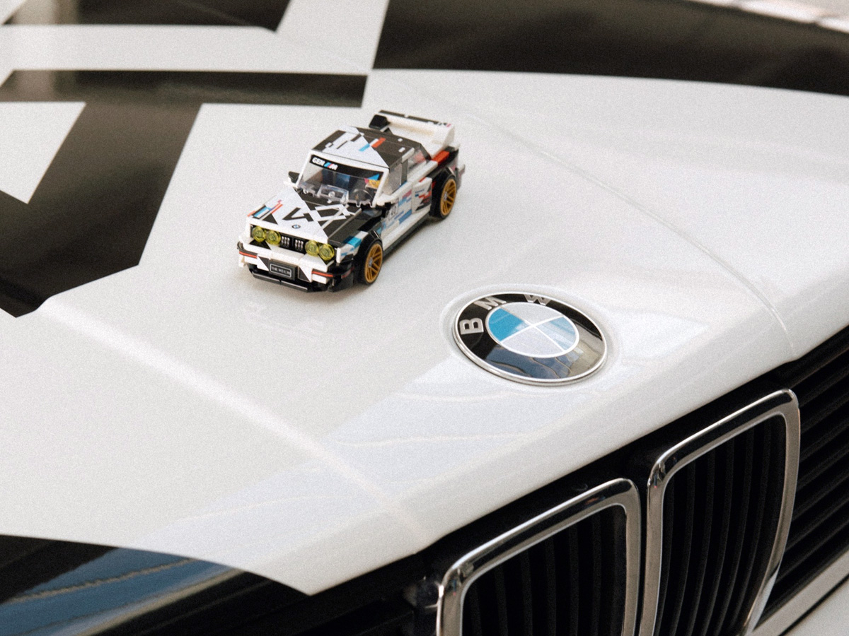 BMW M3 E30 Lego модель боковий вид