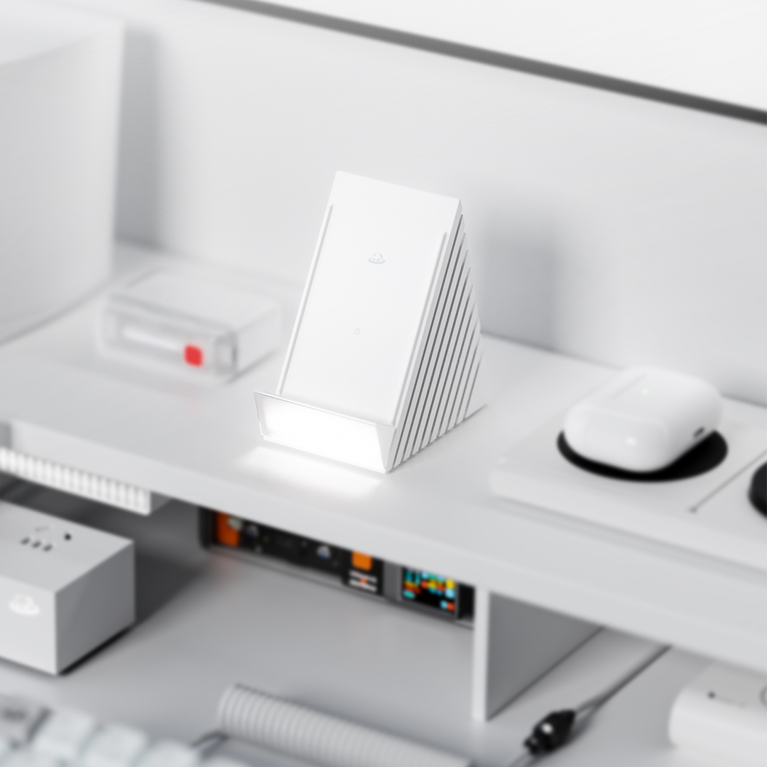Бездротовий зарядний пристрій Meizu Pandaer під різними кутами