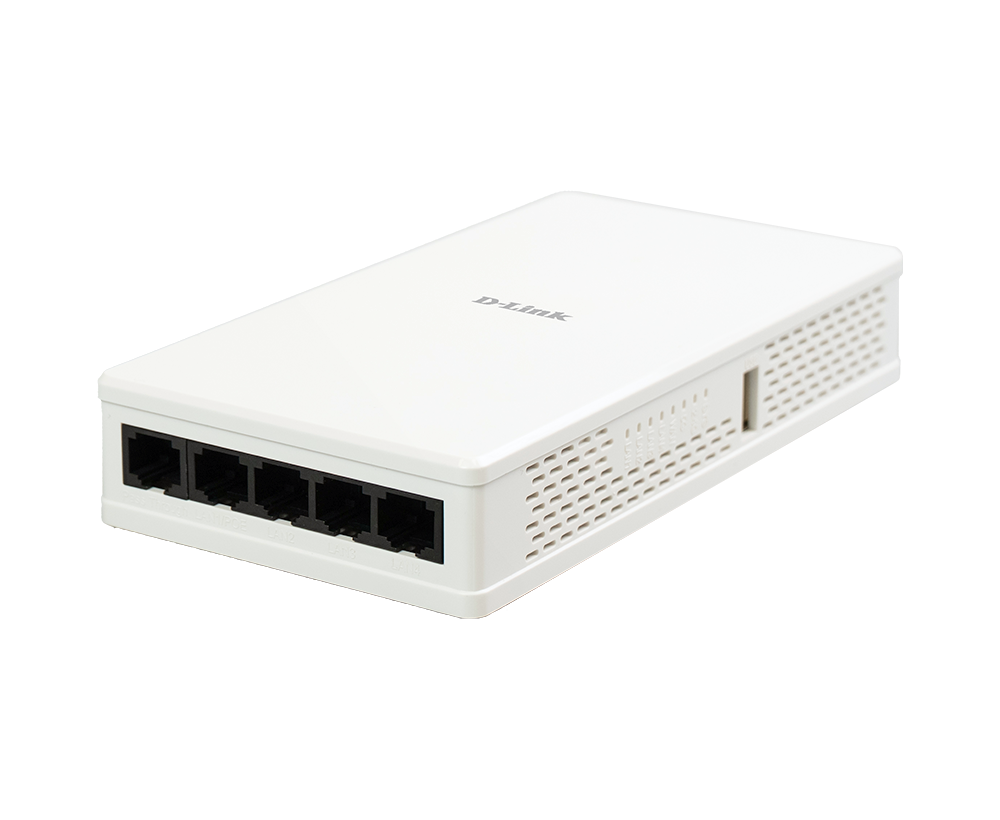 DAP-E3620W wall-plate access point. Illustration: D-Link