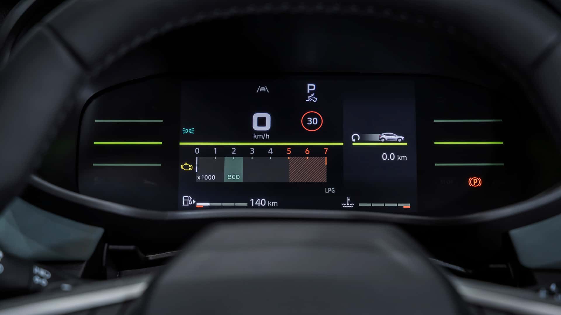 Передній вигляд Dacia Sandero Stepway Hybrid 2026