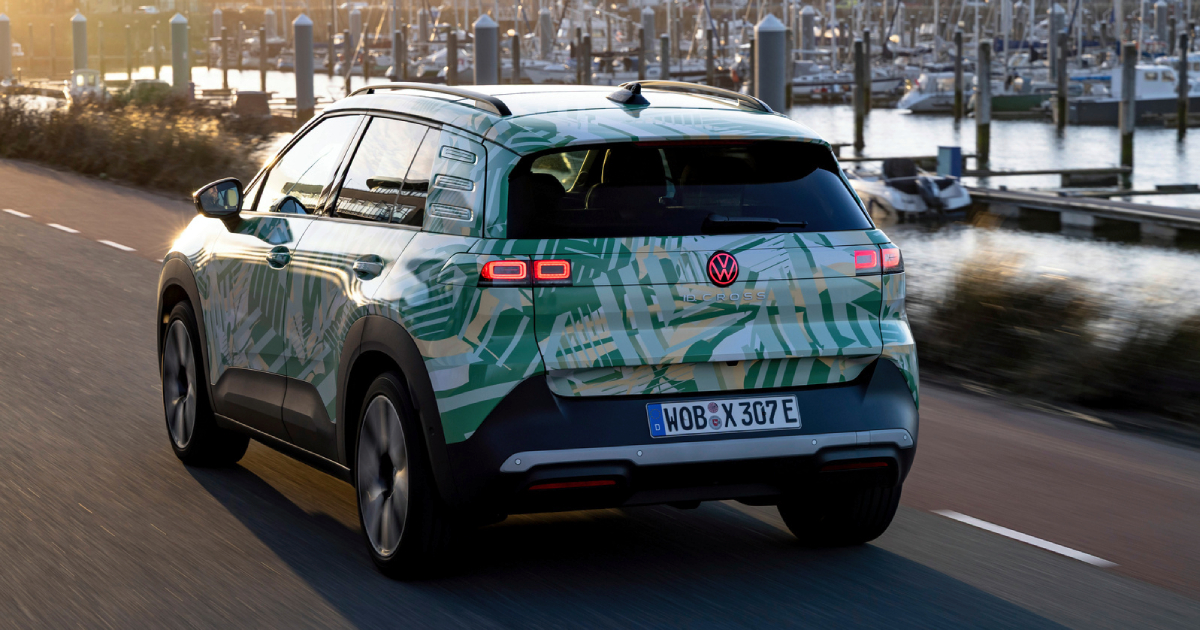 Front view of Volkswagen ID. Cross