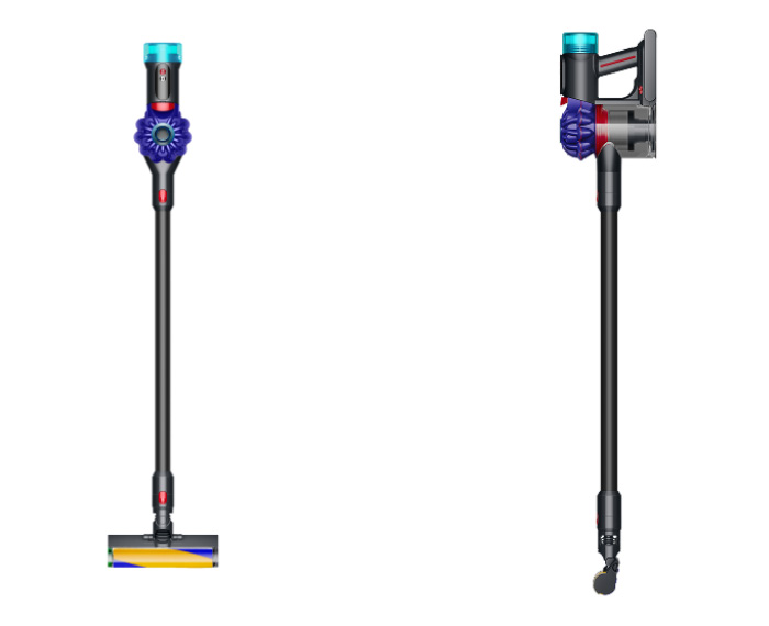 Dyson V10 Optic з різними насадками