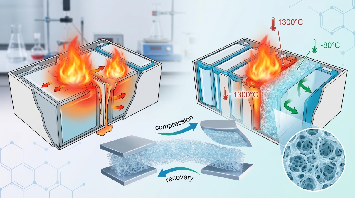 Fire-retardant aerogel