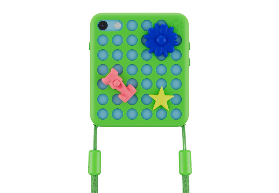 The Freckle phone, a compact square device for ages 7 to 13.