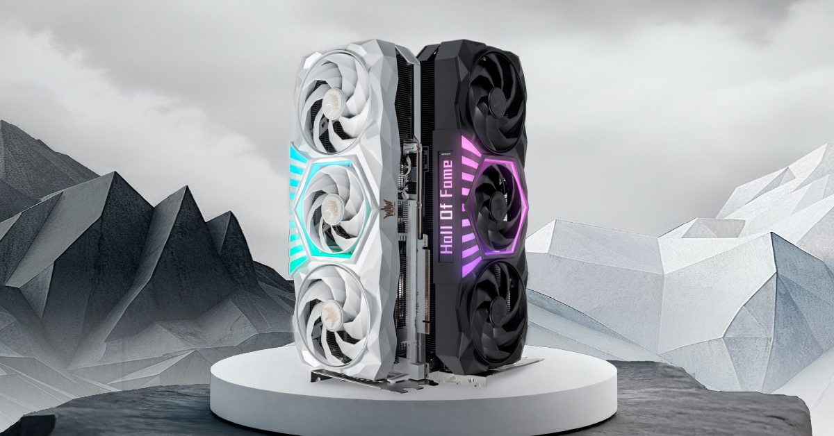 A Galax Hall of Fame graphics card. Illustration: Galax