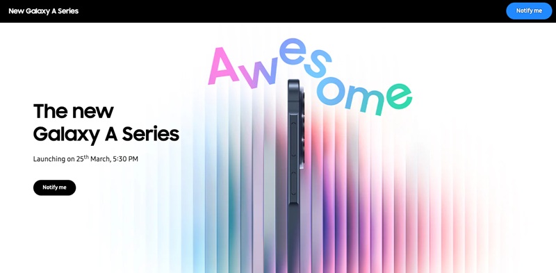 Samsung Galaxy A рекламна кампанія в Індії