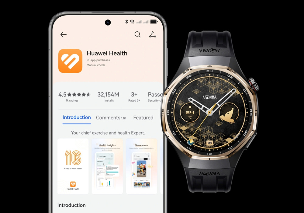 Відомий вигляд HONMA x Huawei Watch GT 6 Pro