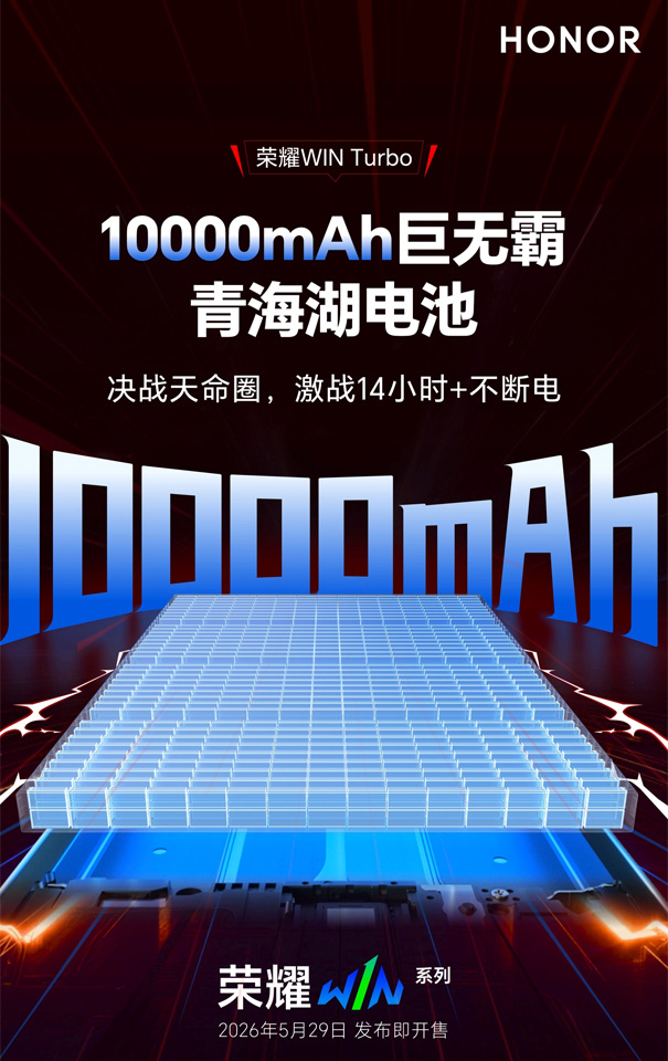 Annonce de la capacité record de la batterie. Illustration : Honor