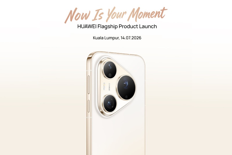 Le Huawei Pura 90 Pro Max et son bloc caméra triangulaire signature.