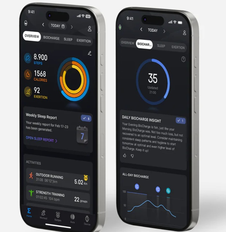 Amazfit Active 3 Premium with titanium case and sapphire crystal