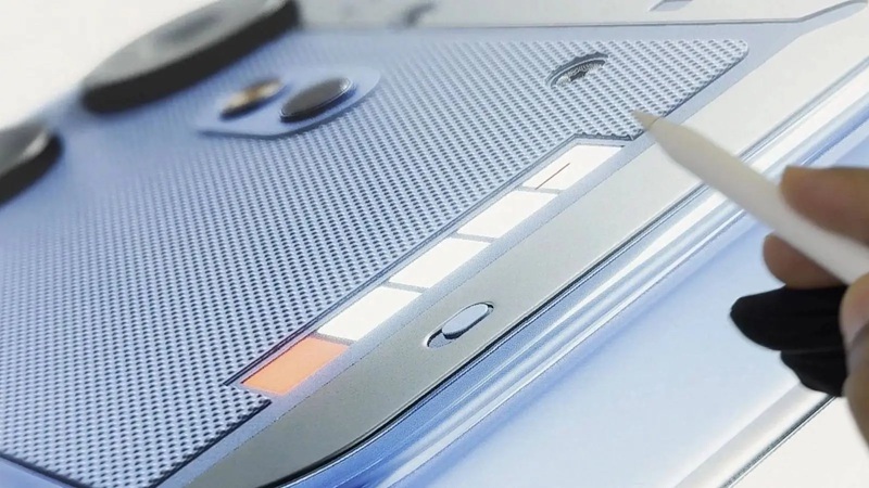 Nothing Phone (4b) with its redesigned compact Glyph Bar.