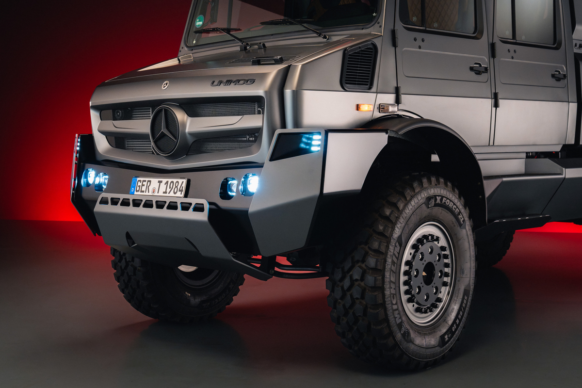 Переработанный внешний вид Unimog