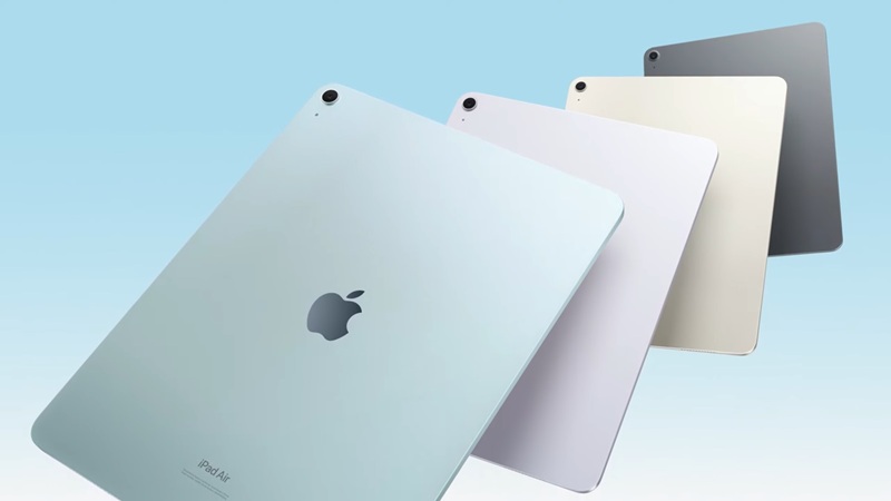 iPad Air в различных цветах