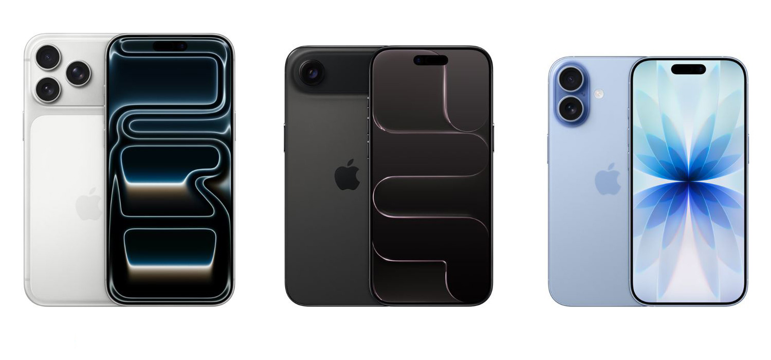 La gamme iPhone 17. Illustration : Apple