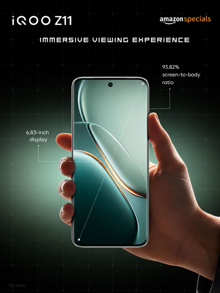iQOO Z11 вигнутий AMOLED-дисплей