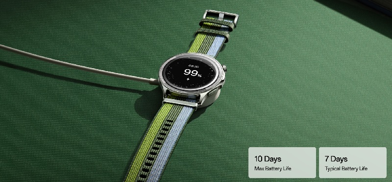 Oppo Watch S in racing black
