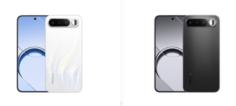 Realme 16 в кольорах White Swan і Black Cloud