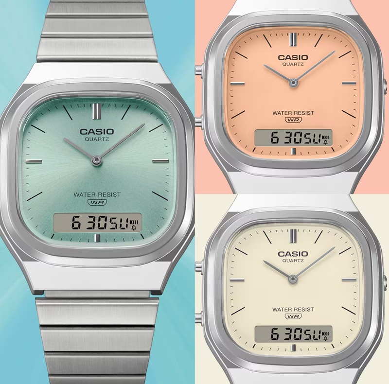 Годинники Casio AQ-240E на світлі