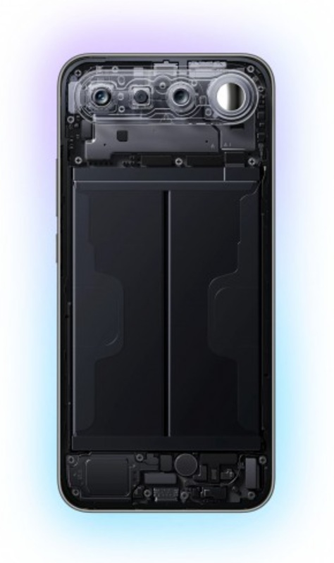 Задня панель Realme 16 з смугою камери та дзеркальцем