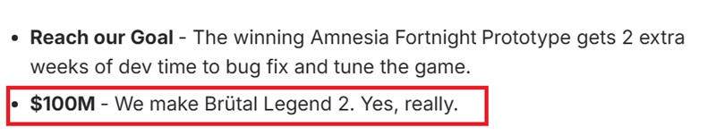 Amnesia Fortnight 2026 : les équipes de Double Fine développent des prototypes soumis au vote de la communauté.