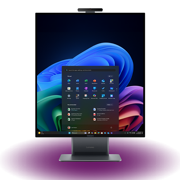 Lenovo ThinkCentre X AIO Aura Edition - вид спереди