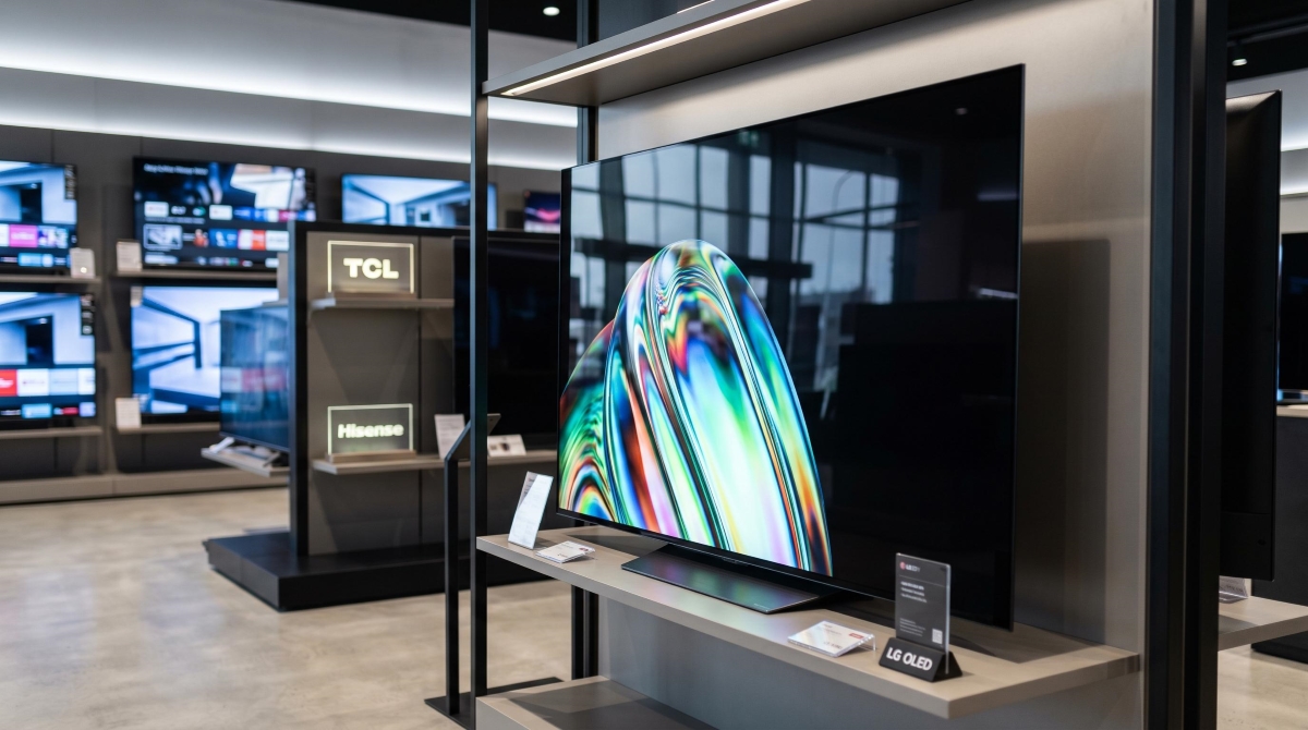 Chinese rivals are closing in: LG is weighing the future of its TV division. Illustration: AI