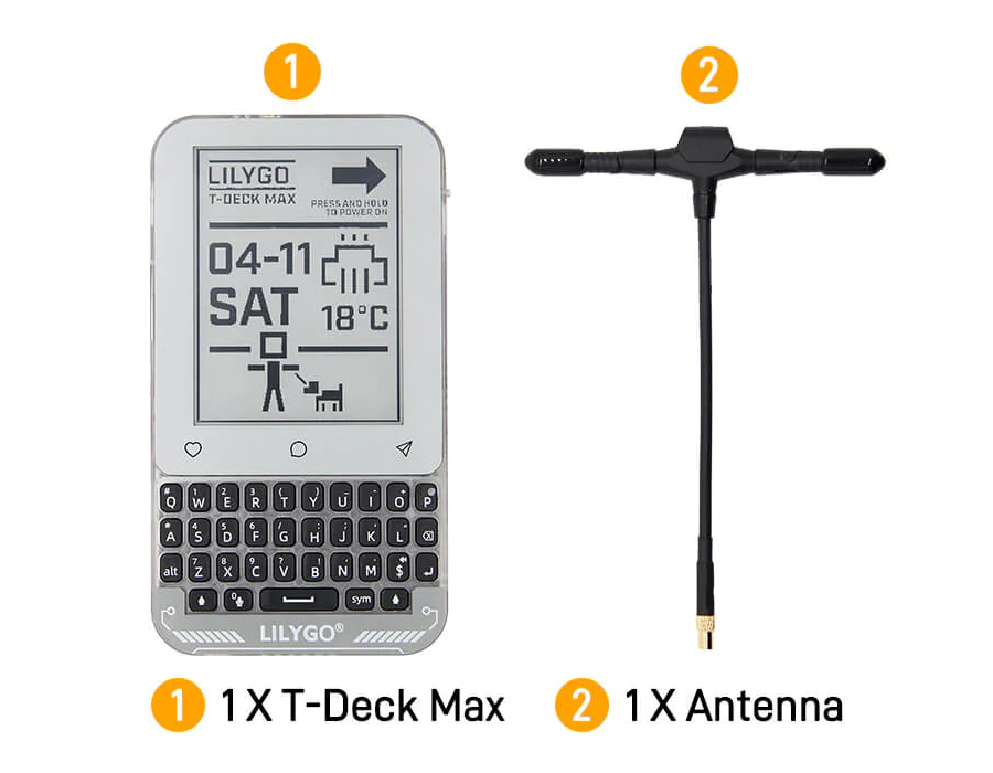 T-Deck Max - вид ззаду