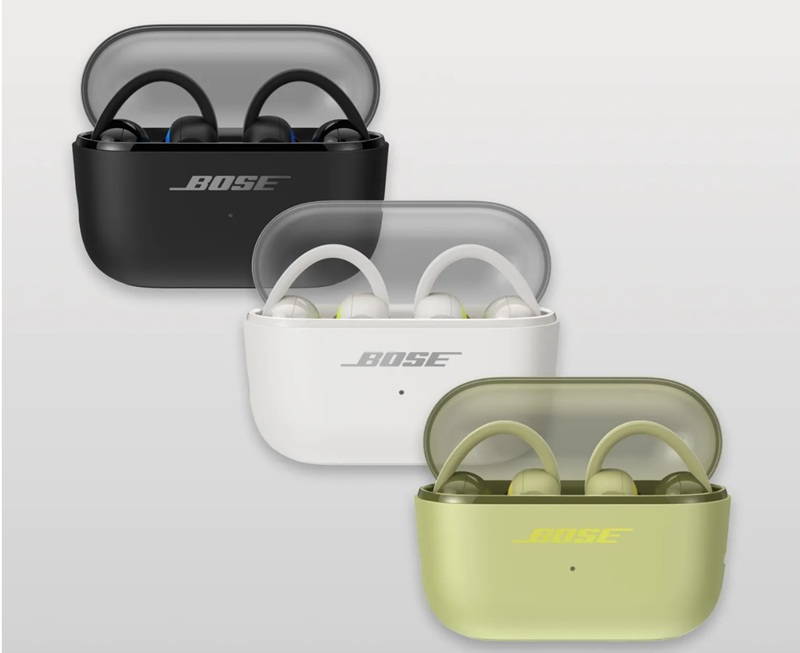 Le Sport Open est disponible en Black, White Smoke et Eucalyptus Green.
