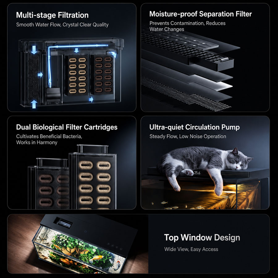 Аквариум Mijia Smart Fish Tank 2 Pro