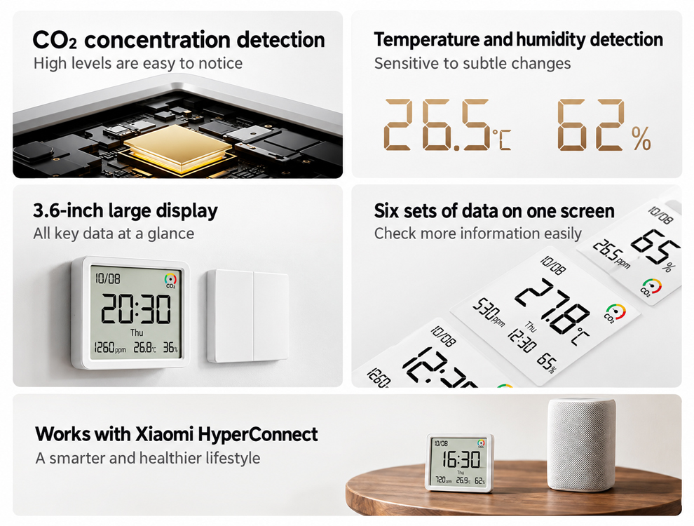Mijia Smart Thermometer 3 Pro на столі