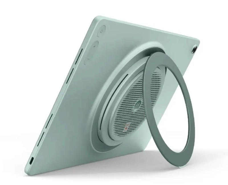 The 360° Kickstand 2.0 supports four usage modes, including a theatre angle and a hanging position.