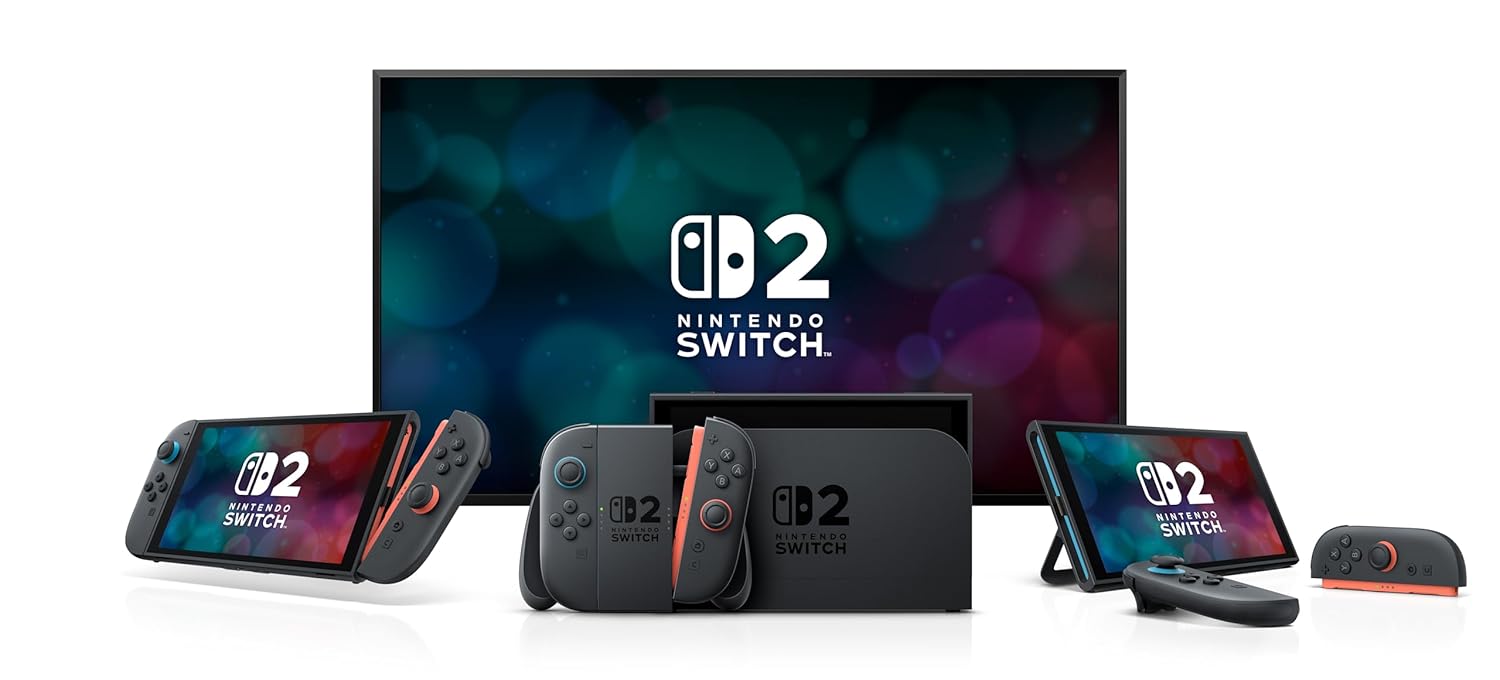 Nintendo Switch 2 in its dock. Image: Nintendo