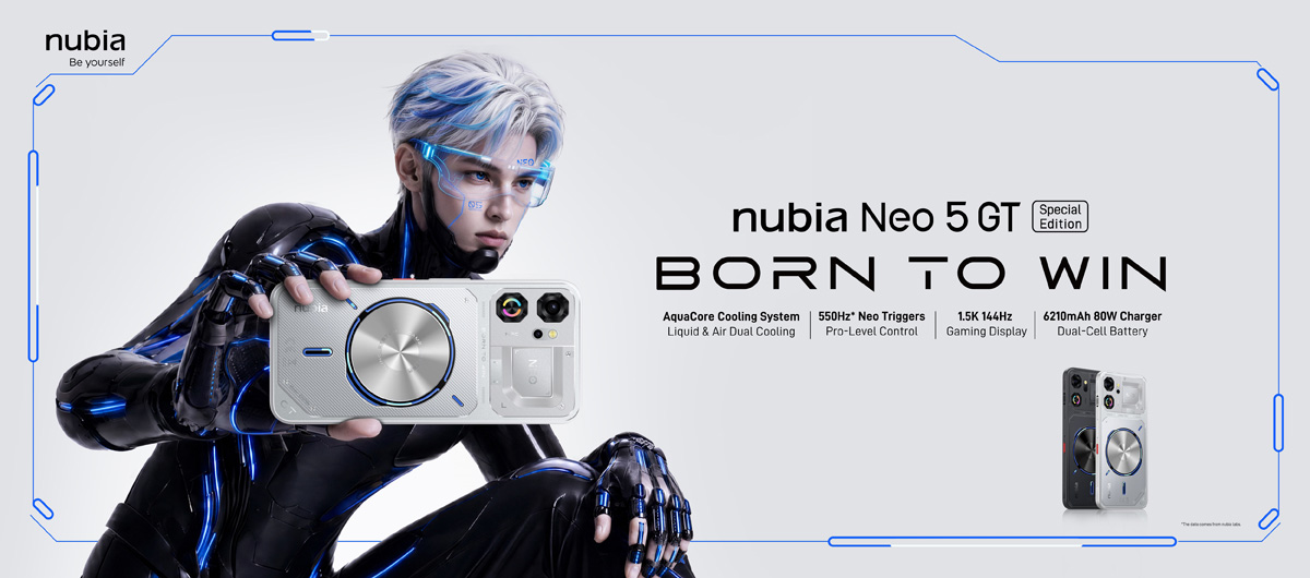 Чорний Nubia Neo 5 GT Special Edition