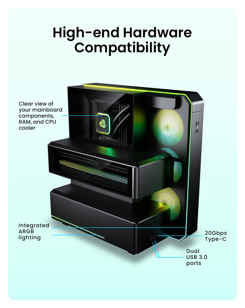 Phanteks EX5 задня панель