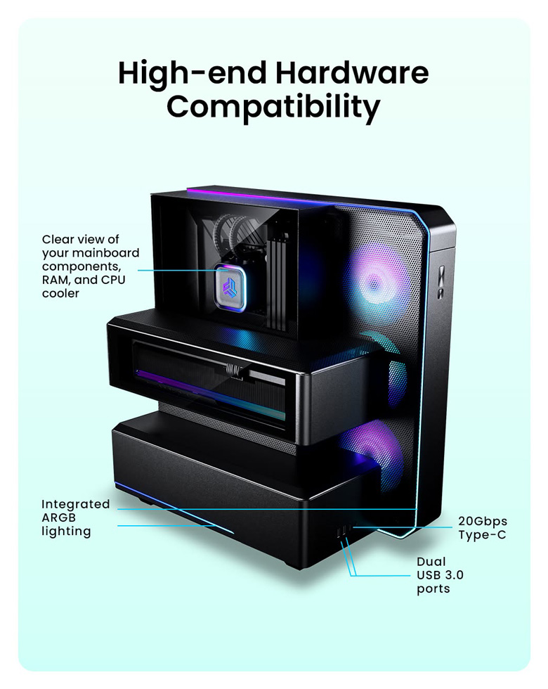 Phanteks EX5 Plus бічна панель