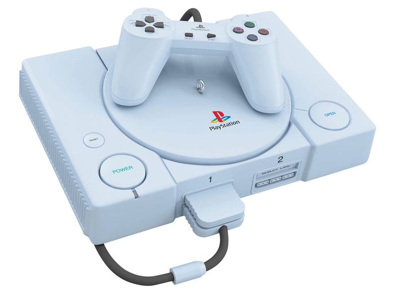 Hallmark's 2026 PlayStation Console Keepsake Ornament with light and sound, including a miniature DualShock controller.