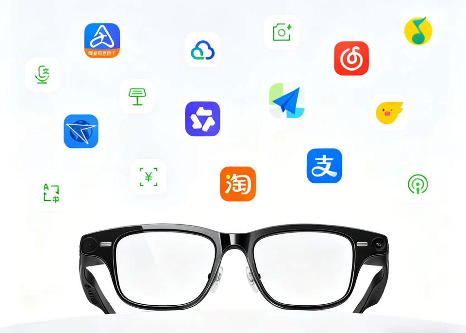 Зображення окулярів Qwen AI Glasses S1.