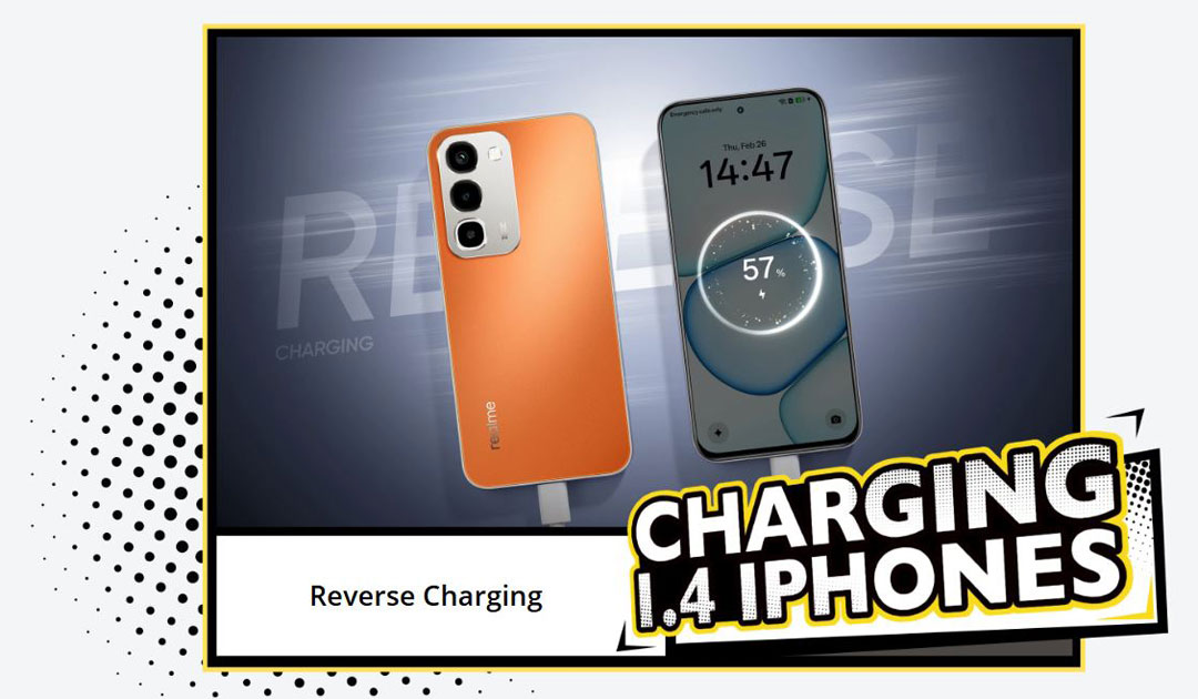 Підтримка зворотної дротової зарядки на Realme Narzo 100x 5G