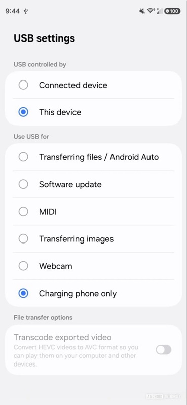 Using Samsung Galaxy S26 as a webcam