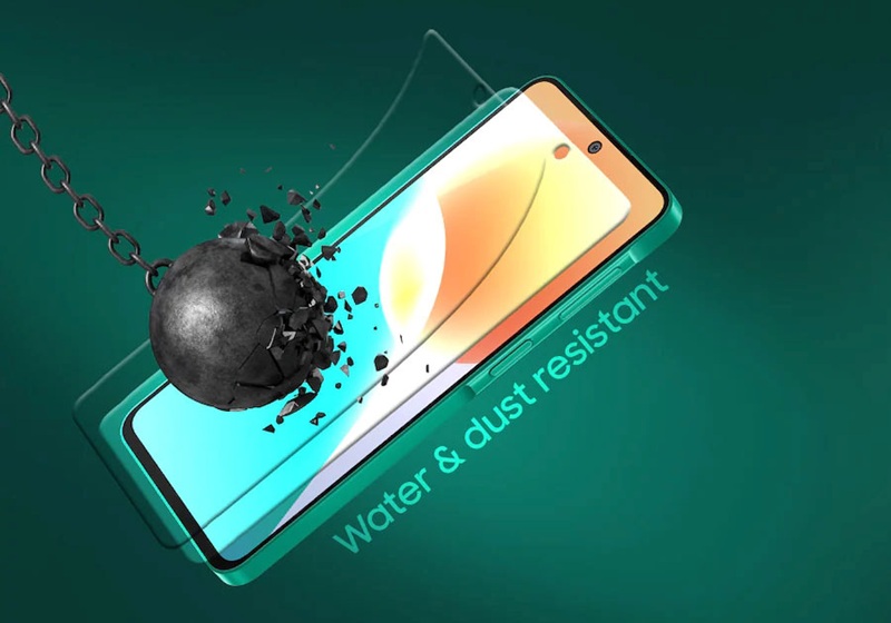 Le Galaxy F70 Pro affiche une certification IP64 et un châssis soigné pour sa catégorie.