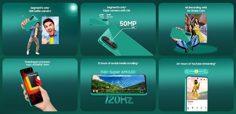 La batterie de 6 000 mAh et la charge 45 W constituent l'un des points forts du F70 Pro.