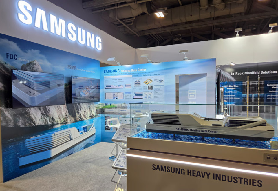 Концепт плавучої платформи для серверів від Samsung Heavy Industries